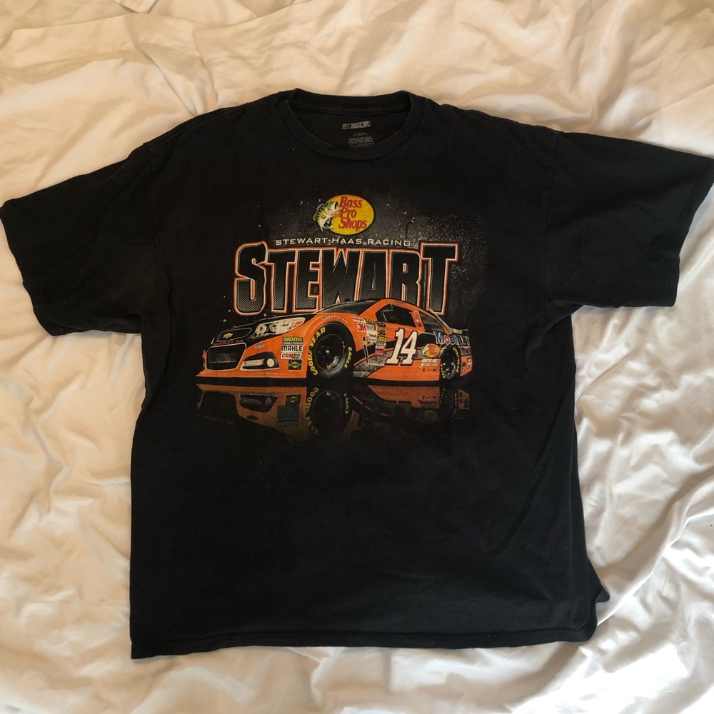 NASCAR Stewart Black T-Shirt 🏎